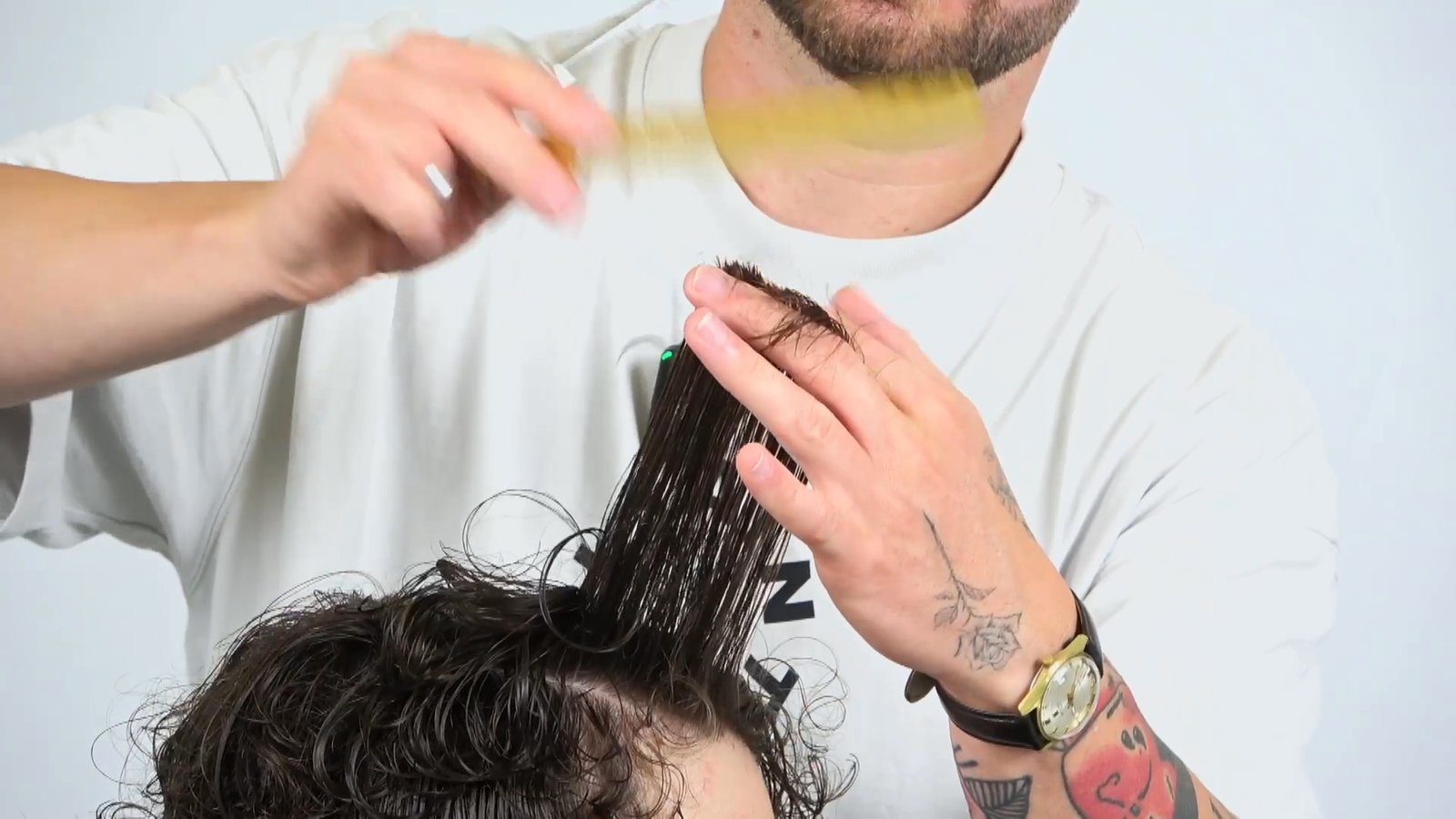 Circular Curly Cut