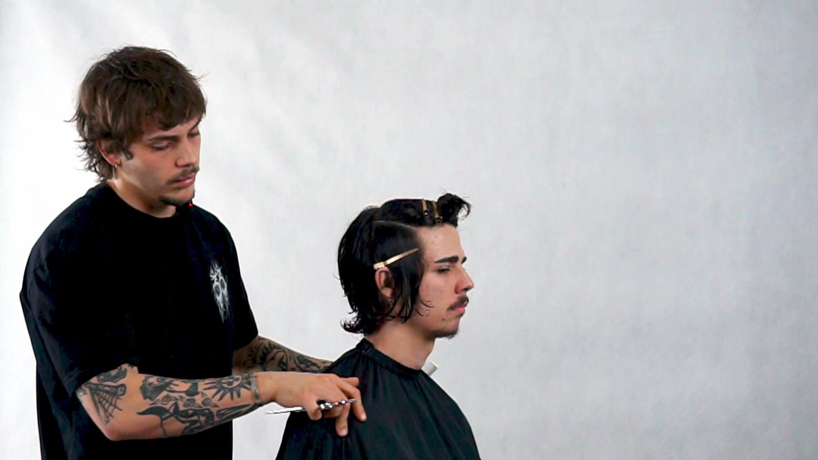 Luźny middle part z taperem w dyskonekcji